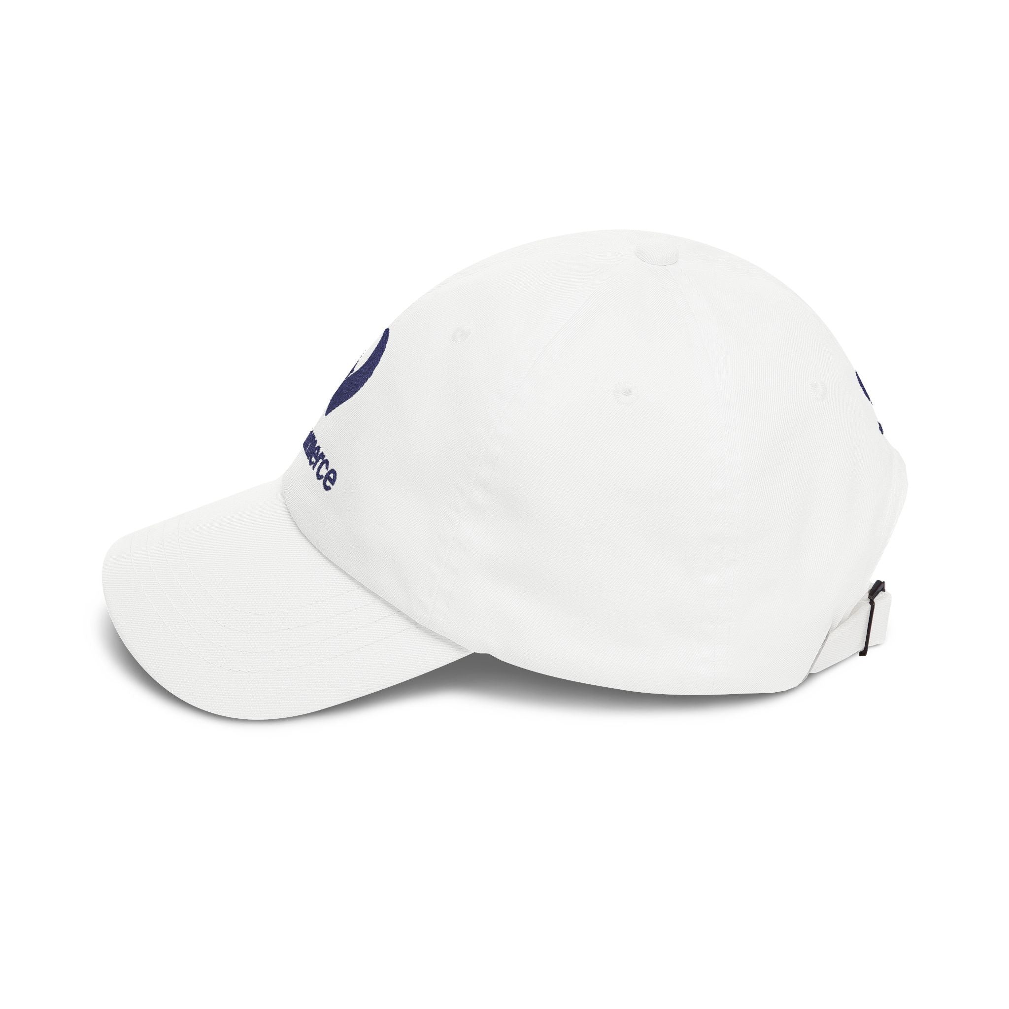 White hat with the blue claws