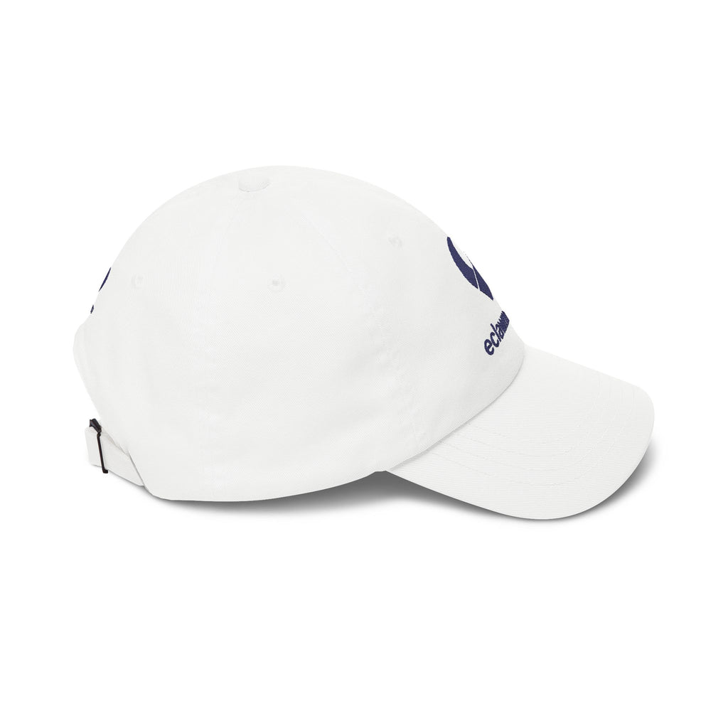 White hat with the blue claws