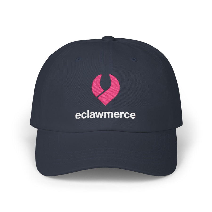 Navy Hat with red claws