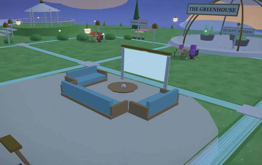 The Office — lounge at night